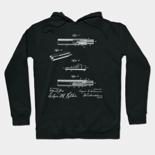 Duck Call Vintage Patent Drawing Funny Novelty Hoodie